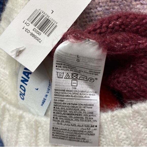 Hulu Multi colored Pink and White Sweater (Size XXL) - Picture 6 of 7